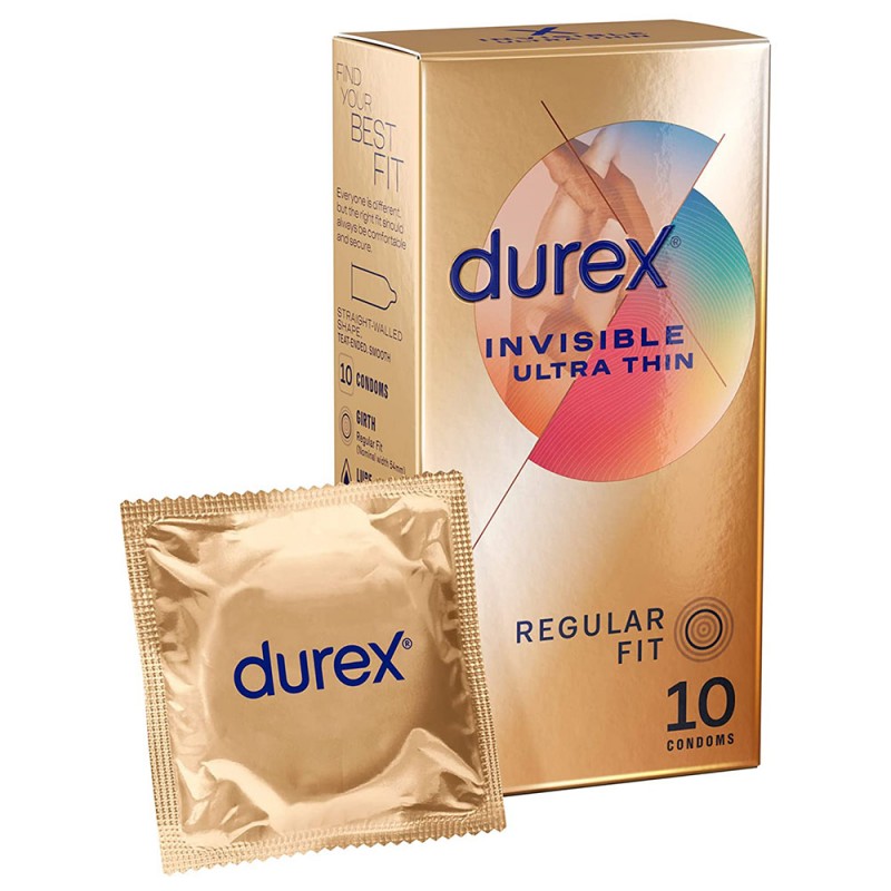 Durex Invisible Ultra Thin Feel - 10 Pack